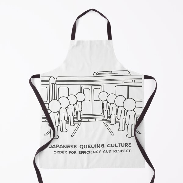 Item preview, Japanese Queuing Culture - Train Station Order and Respect designed and sold by japan-picto.