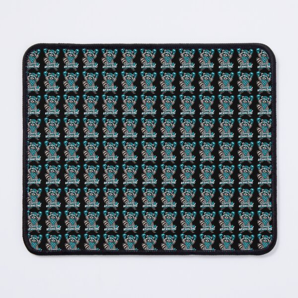 Item preview, In September We Wear Teal Ovarian Cancer Awareness Raccoon designed and sold by Krwasatoune.