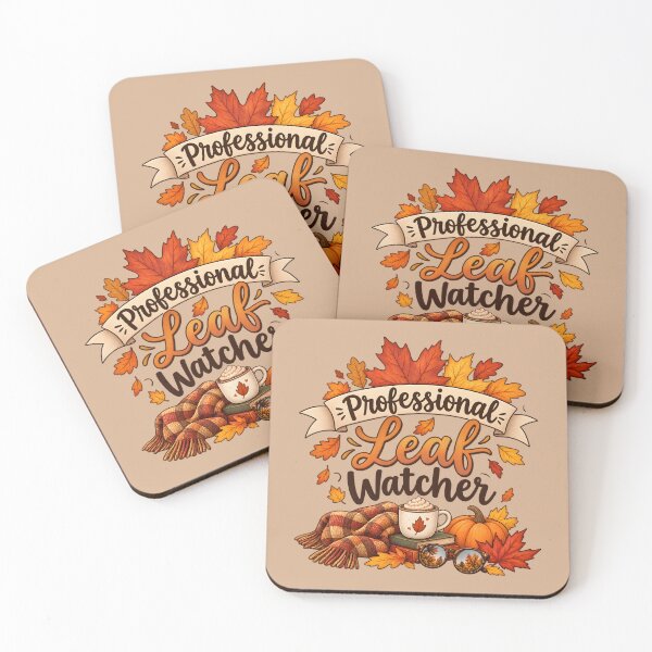 Item preview, Professional Leaf Watcher – Cozy Autumn Vibes designed and sold by blankTeeShirt.