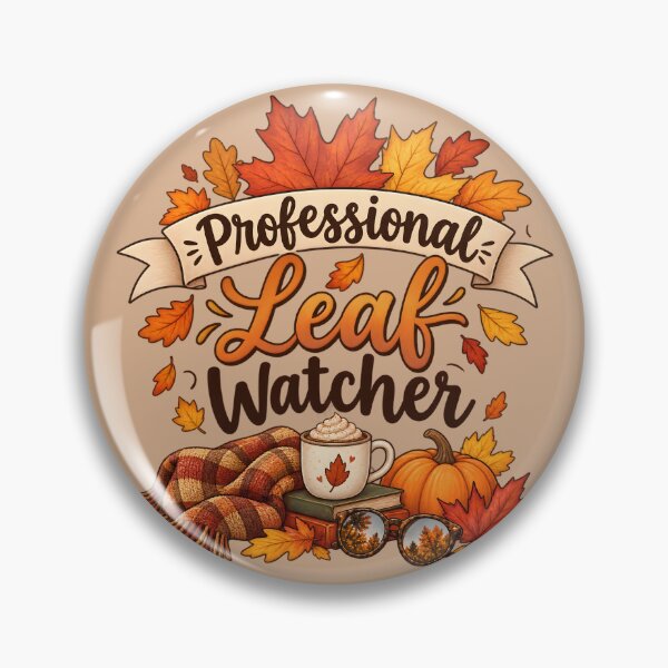 Item preview, Professional Leaf Watcher – Cozy Autumn Vibes designed and sold by blankTeeShirt.
