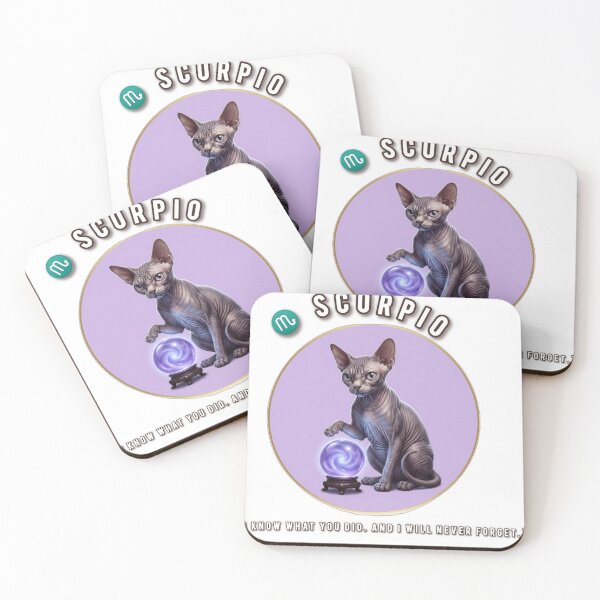 Item preview, Funny Scorpio Cat Sphynx Witchy Zodiac Sarcastic Astrology designed and sold by Addy77shop.
