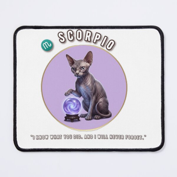 Item preview, Funny Scorpio Cat Sphynx Witchy Zodiac Sarcastic Astrology designed and sold by Addy77shop.