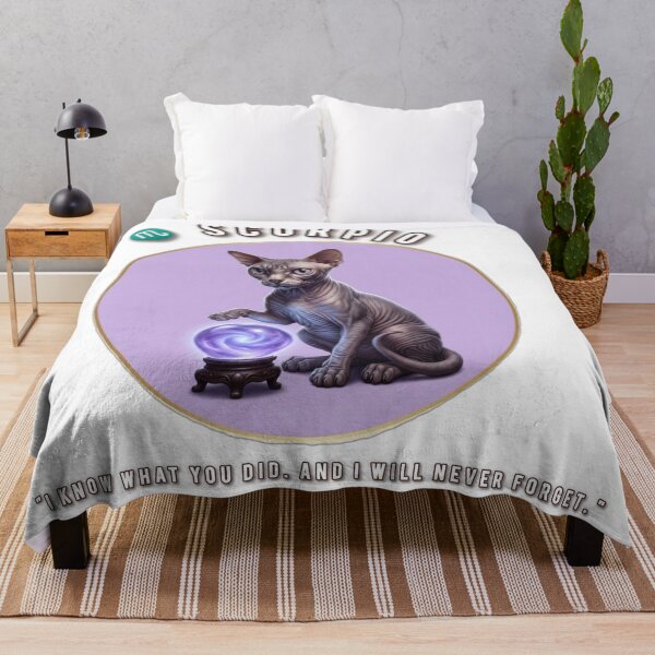 Item preview, Funny Scorpio Cat Sphynx Witchy Zodiac Sarcastic Astrology designed and sold by Addy77shop.
