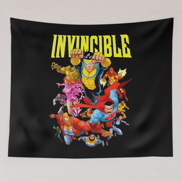 Item preview, Invincible Cartoon Superhero designed and sold by Rom-Simple.