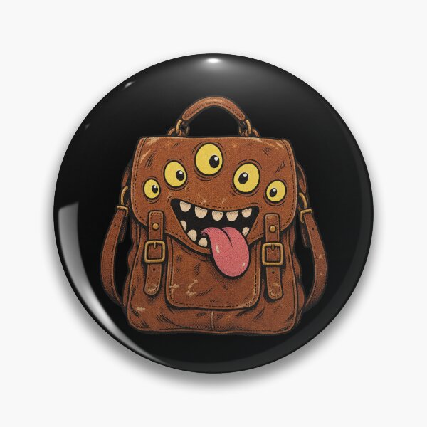 Item preview, Living Backpack Monster Creepy Cute Leather Bag Retro designed and sold by Yellowriversss.