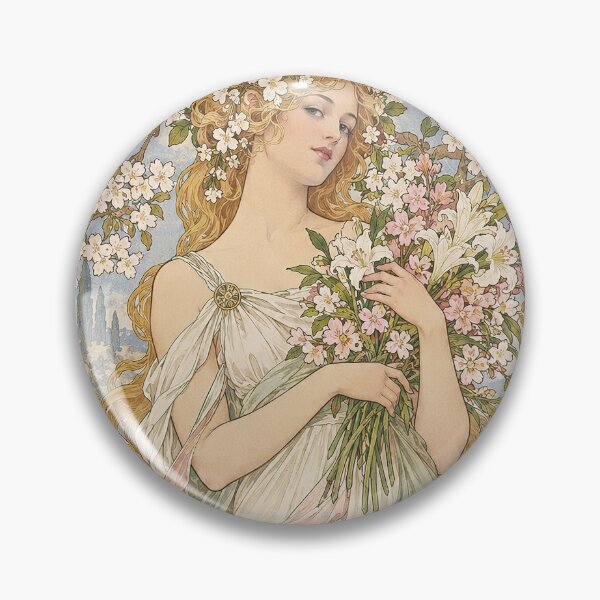 Artikelvorschau, Alphonse Mucha, Frühling 1897 entworfen und verkauft von maniacfitness.
