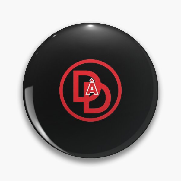 Item preview, DDA Initial Emblem Red Circle Mark designed and sold by KATHLEENBES.