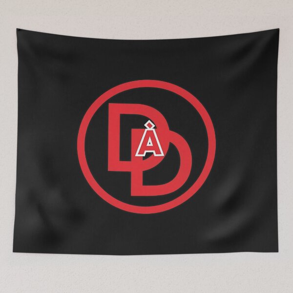 Item preview, DDA Initial Emblem Red Circle Mark designed and sold by KATHLEENBES.