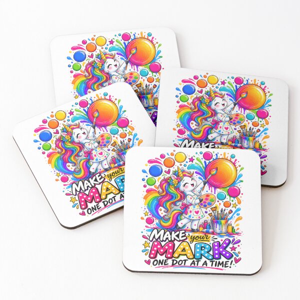 Item preview, Girls Dot Day Make Your Mark Art Teacher Kids School Unicorn designed and sold by Krwasatoune.