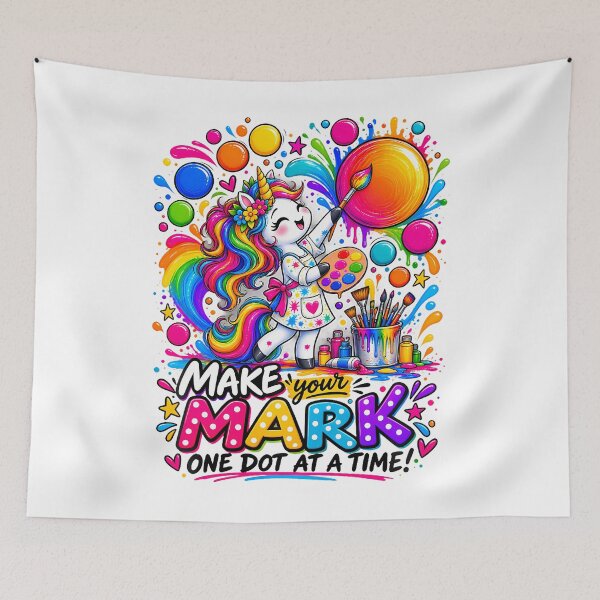 Item preview, Girls Dot Day Make Your Mark Art Teacher Kids School Unicorn designed and sold by Krwasatoune.
