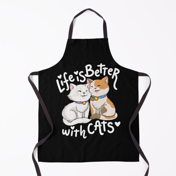 Item preview, Life Is Better With Cats Cute Cartoon Duo designed and sold by Dmo3HarkoArt.
