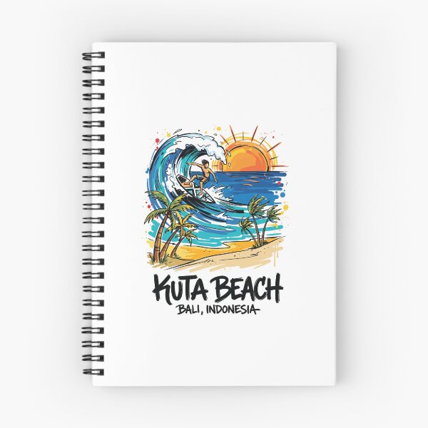 Item preview, Kuta Beach Surfing Bali Indonesia Art designed and sold by Merch by Das Design Studio.