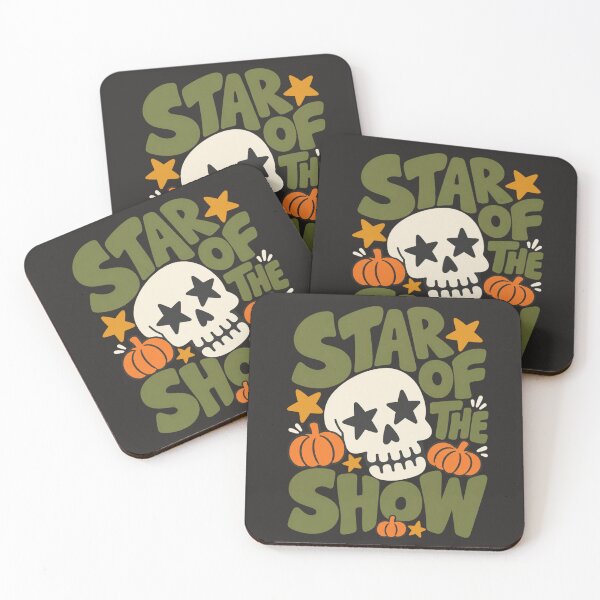 Item preview, Retro Halloween Skull Star of the Show designed and sold by Christina Sagala.
