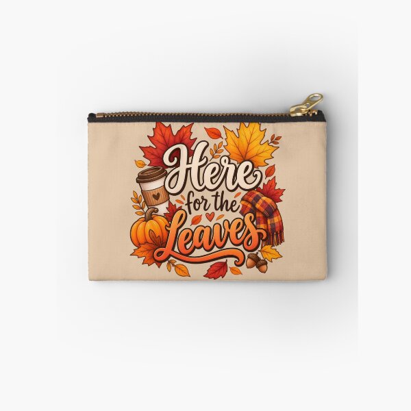 Item preview, Here for the Leaves – Cozy Autumn Coffee & Fall Vibes designed and sold by blankTeeShirt.