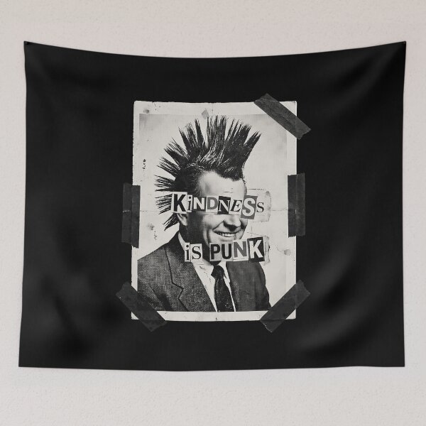 Item preview, Kindness Is Punk Mohawk Collage designed and sold by KerryRoma64673.