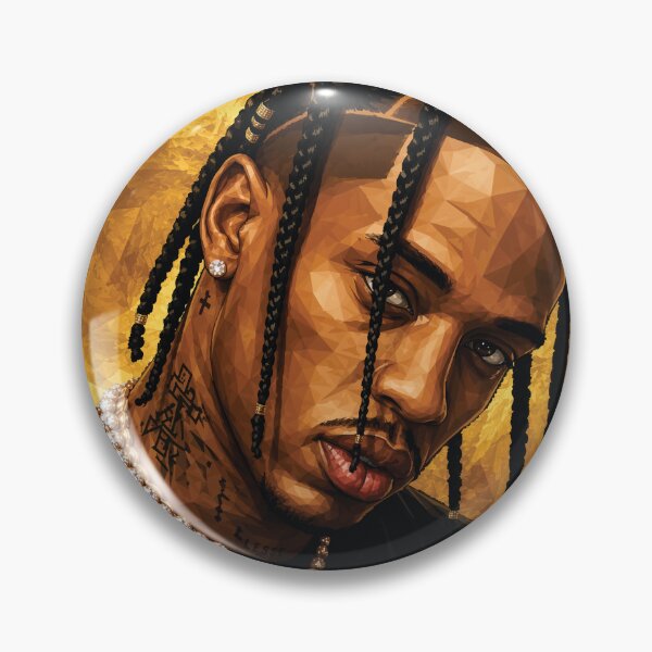 Item preview, Travis Scott Cactus Jack Rapper Music Art designed and sold by LEGENDS ICONART GALLERY.