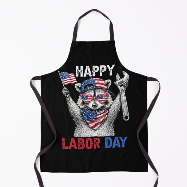 Item preview, Happy Labor Day Raccoon Us American Flag designed and sold by Krwasatoune.