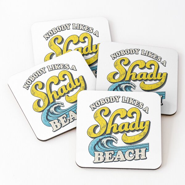 Item preview, Nobody Likes A Shady Beach Funny Summer Retro Ocean Pun designed and sold by JapanAnimeSH1.