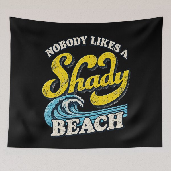 Item preview, Nobody Likes A Shady Beach Funny Summer Retro Ocean Pun designed and sold by JapanAnimeSH1.