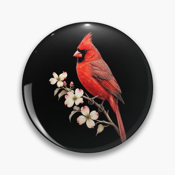 Item preview, Birding Gifts For Women Northern Cardinal Dogwood Art designed and sold by Krwasatoune.