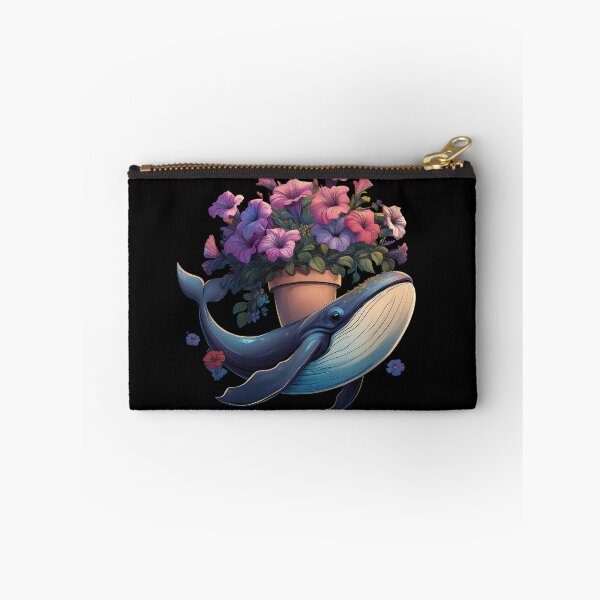 Item preview, Unexpected Whale & Petunias | Cosmic Sci-Fi Humor designed and sold by Becky-Poppins.
