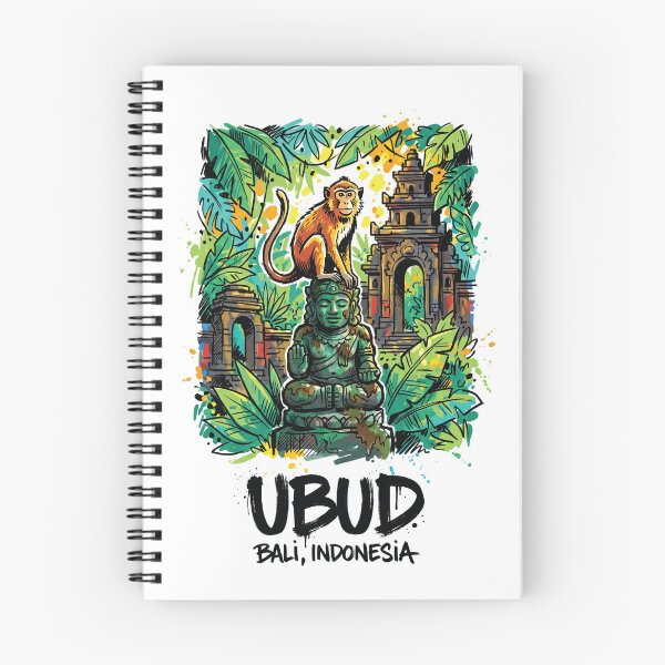 Item preview, Ubud Monkey Forest Bali Indonesia Art designed and sold by Merch by Das Design Studio.