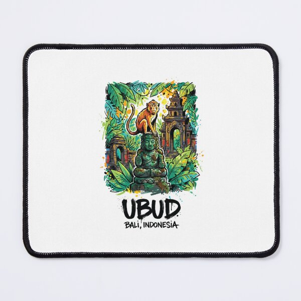 Item preview, Ubud Monkey Forest Bali Indonesia Art designed and sold by Merch by Das Design Studio.