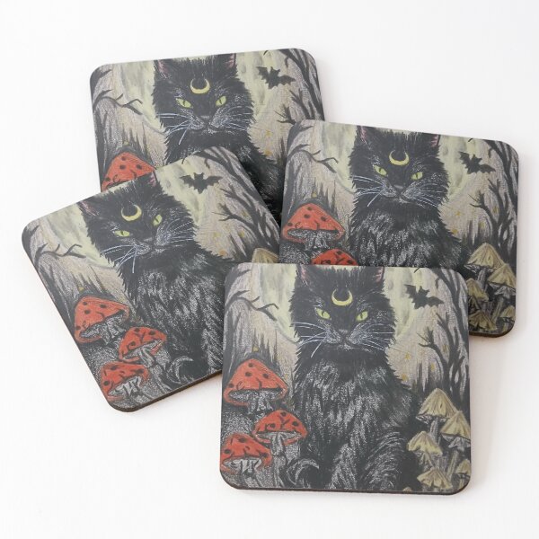 Item preview, Salem, the Halloween cat designed and sold by ZoNixonArt.