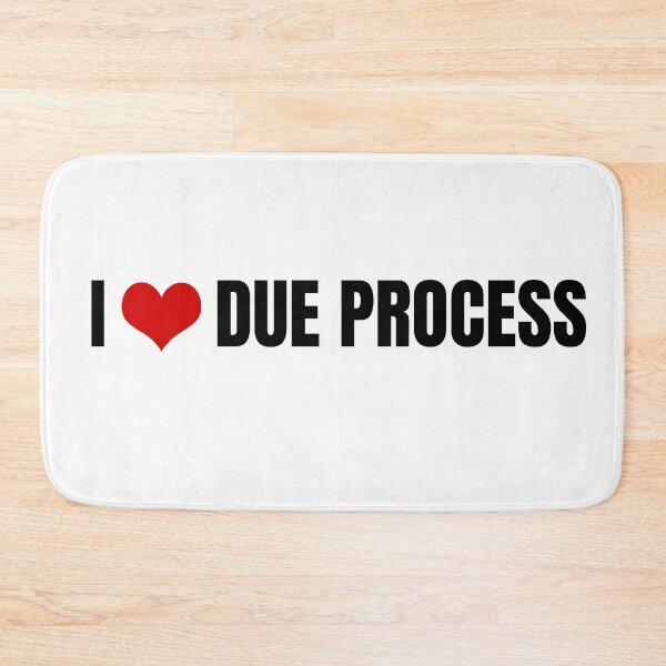 Item preview, I love due process designed and sold by Dondonmart.