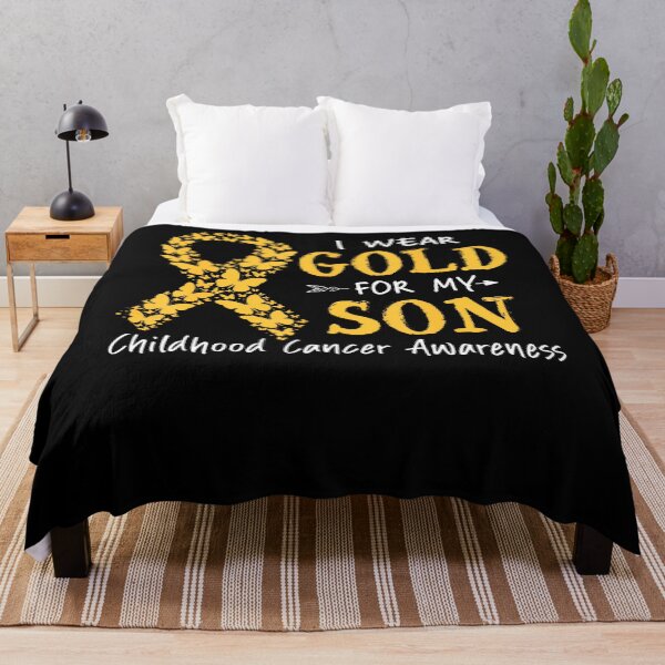 Item preview, I Wear Gold For My Son Childhood Cancer Awareness Mom Mother designed and sold by Krwasatoune.