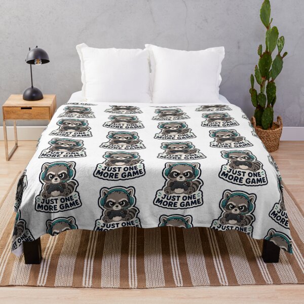 Item preview, Raccoon Gamer Gift - Cute Gaming designed and sold by RedRubyBubble.