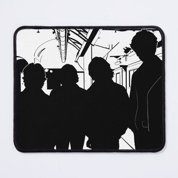 Item preview, Rock Band Train Station Silhouette - Black and White Pop Art designed and sold by Daniela`s shop.