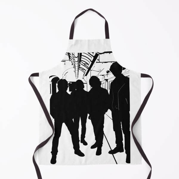 Item preview, Rock Band Train Station Silhouette - Black and White Pop Art designed and sold by Daniela`s shop.