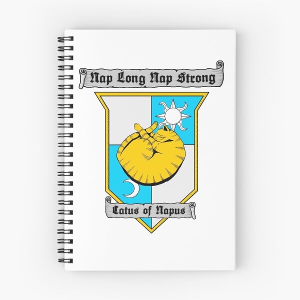 Item preview, Cat Coat of Arms Nap Long Nap Strong renaissance funny kitty designed and sold by xenotransplant.
