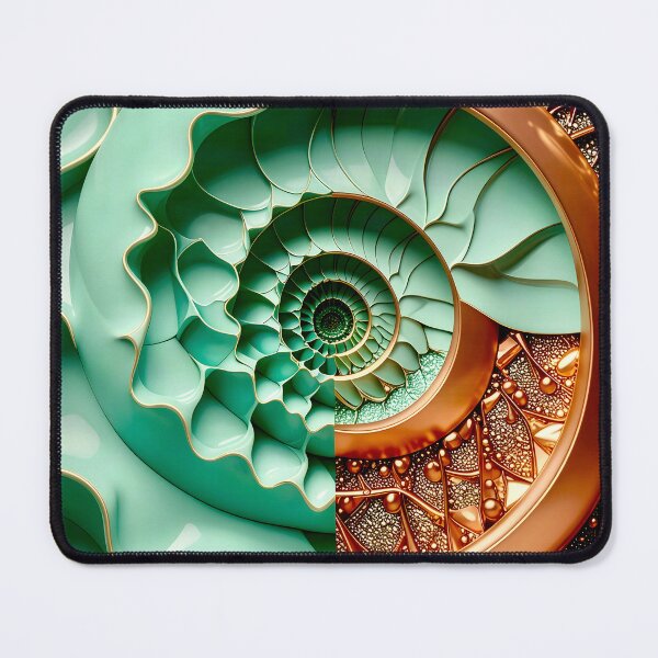 Item preview, Duality of Celadon Porcelain and Copper Filigree designed and sold by Vicky Brago-Mitchell®.