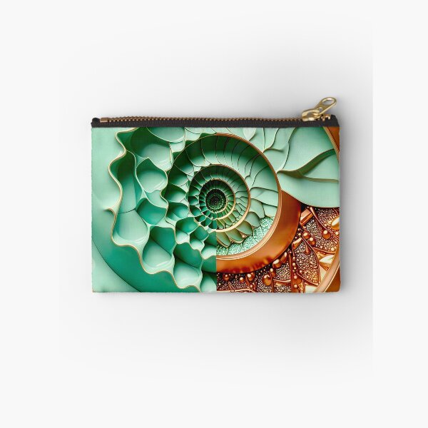 Item preview, Duality of Celadon Porcelain and Copper Filigree designed and sold by Vicky Brago-Mitchell®.