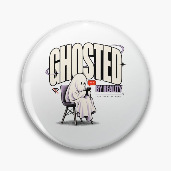 Item preview, Ghosted by Reality Funny Introvert Ghost Phone Humor designed and sold by Trendy-Artistry.