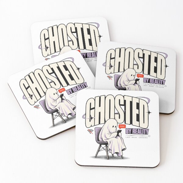 Item preview, Ghosted by Reality Funny Introvert Ghost Phone Humor designed and sold by Trendy-Artistry.