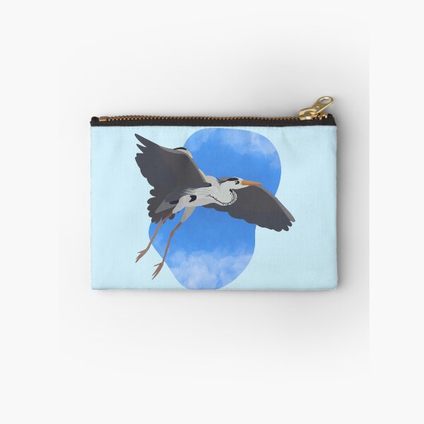 Item preview, Illustration of a Grey Heron flying designed and sold by FandomizedRose.