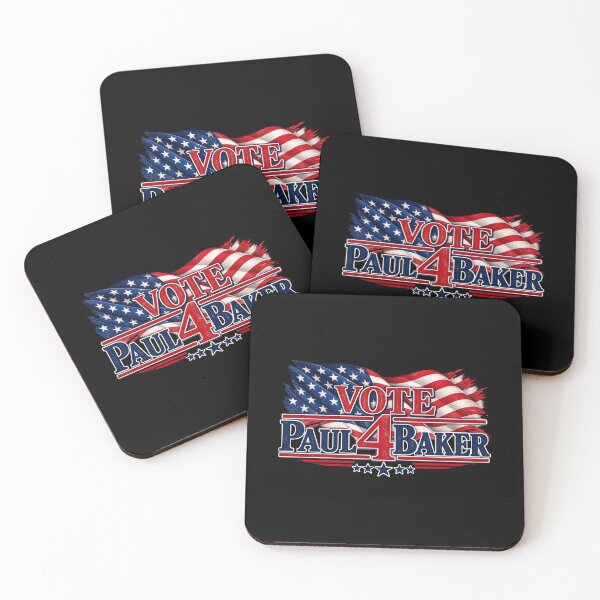 Item preview, Vote Paul 4 Baker - American Flag designed and sold by HoneyMonday.