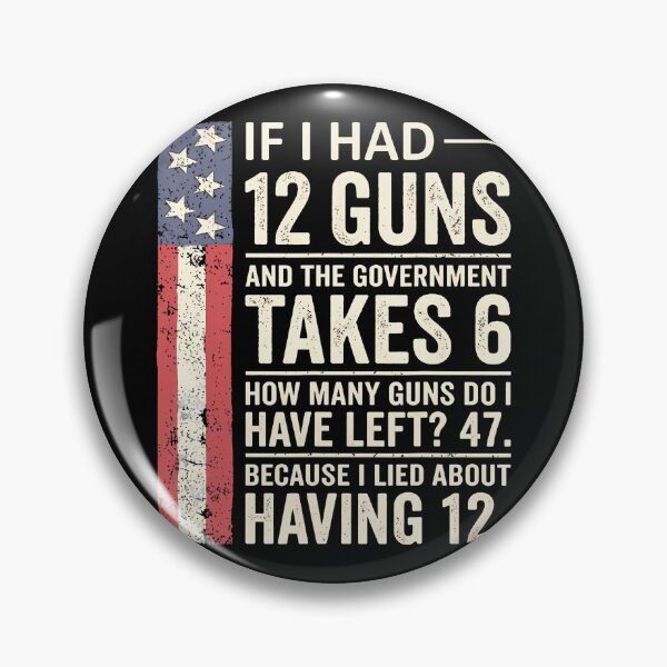 Item preview,  If I Had 12 Guns And The Government Math Second Amendment  designed and sold by Krwasatoune.