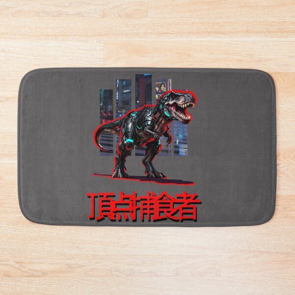 Item preview, Cyberpunk T-Rex Apex Predator Japanese Kanji Neon designed and sold by Edwere.