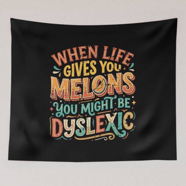 Item preview, Dyslexia Awareness Life Gives You Melons SEP-434 designed and sold by noberic.