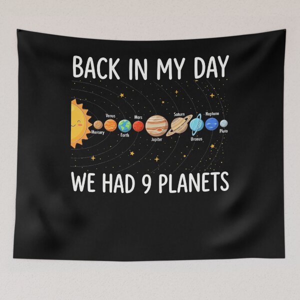 Item preview,  Back In My Day We Had 9 Planets Funny Space Astronomy designed and sold by Krwasatoune.