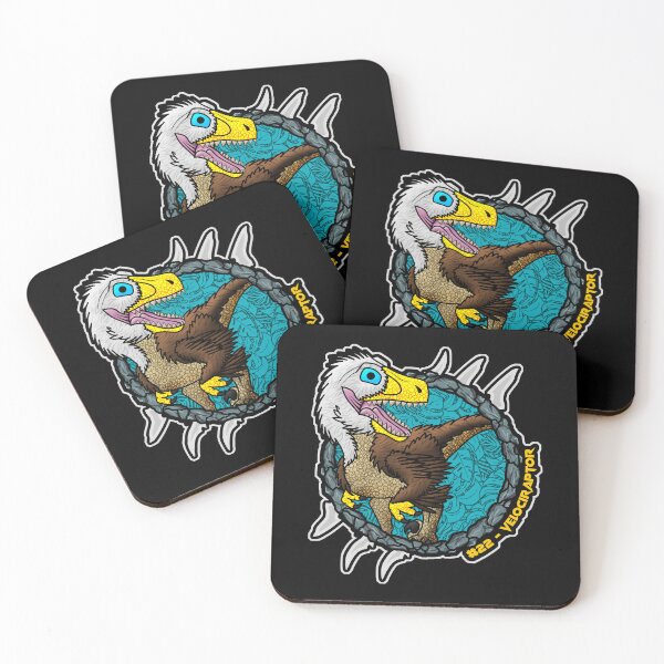 Item preview, Velociraptor | Pocket Dinosaurs #22 | Cute Feathered Raptor Dinosaur designed and sold by Grimtech Workshop.
