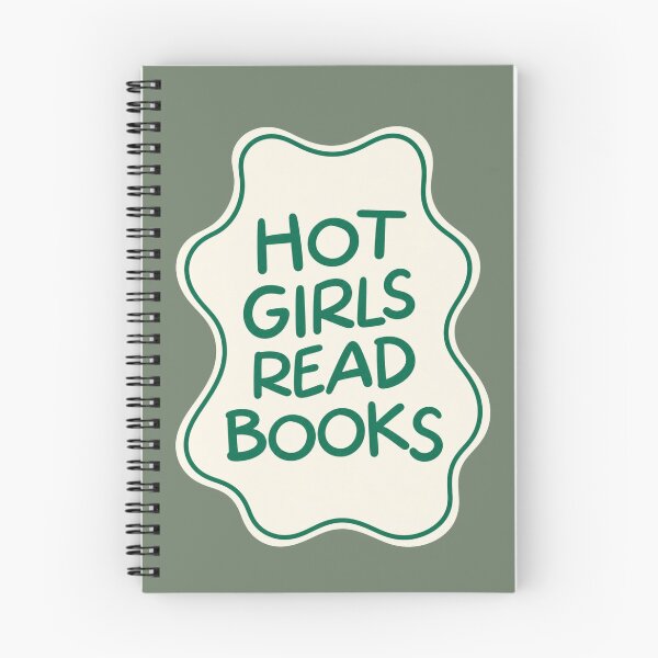 Item preview, Hot Girls Read Books Bookish Quote designed and sold by Christina Sagala.