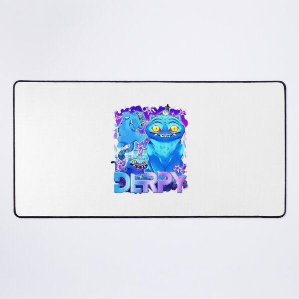 Item preview, Cute Derpy Blue Tiger Anime Art | Limited Edition designed and sold by thedesigneranas.