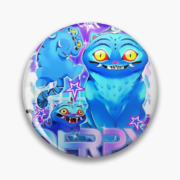Item preview, Cute Derpy Blue Tiger Anime Art | Limited Edition designed and sold by thedesigneranas.