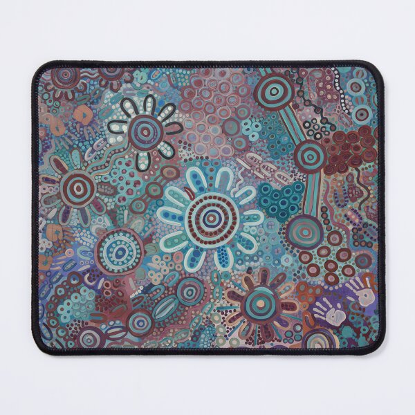 Item preview, Aboriginal Inspired Dot Art - Botanical Floral Peaceful Pattern designed and sold by GrinGalore.