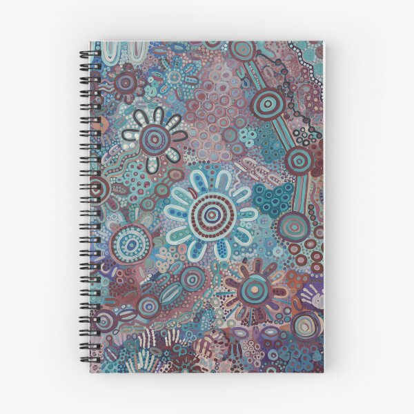 Item preview, Aboriginal Inspired Dot Art - Botanical Floral Peaceful Pattern designed and sold by GrinGalore.